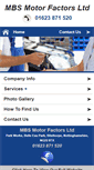 Mobile Screenshot of mbsmotorfactors.co.uk